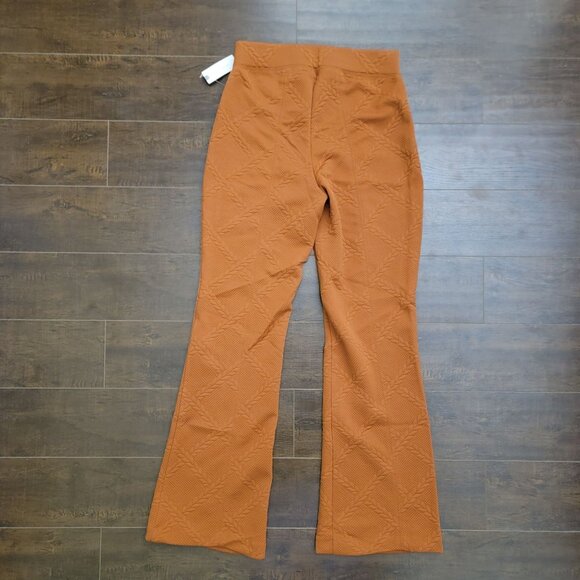 Maeve Flare Pants Cropped Top Set Womens S/M Honey Boho Neutral Chic Versatile - Picture 5 of 14